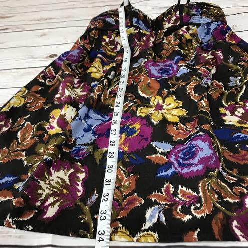 Xhilaration 💛 Black Floral Mini dress Size L