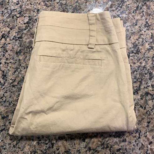 Krass&co Women's NY& 7th Avenue Khaki Tan Trouser Straight Leg Pants Size 0P EUC #2106