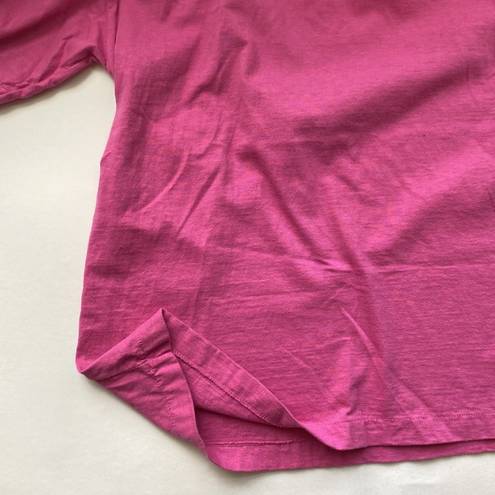 Oscar de la Renta Vintage  Expressions barbiecore pink t-shirt, size large