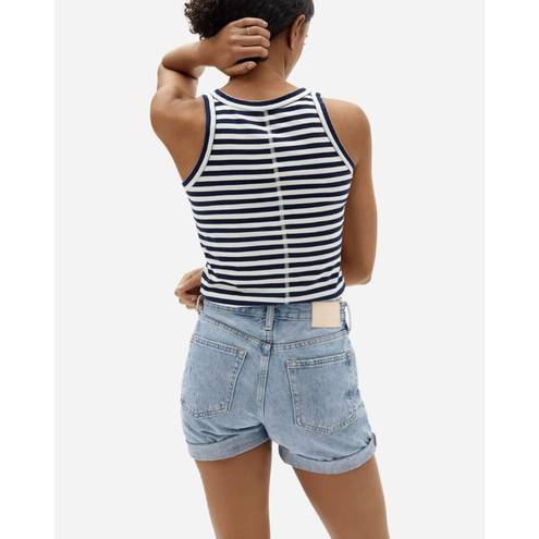 Everlane  The Denim Short Mid-Rise Cotton Denim Shorts Womens 25