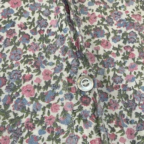 American Vintage Andrew Sports New York |  Vintage 90s Floral Short Sleeve Button Down | Small