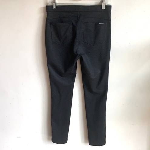 DKNY  Pull On Straight Leg Black Pants Leggings