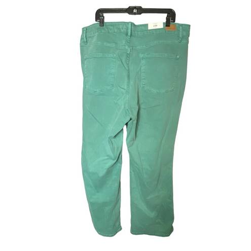 Judy Blue NWT  Athena High Rise 90s Straight Leg Jeans 24W Sea Green Denim Casual