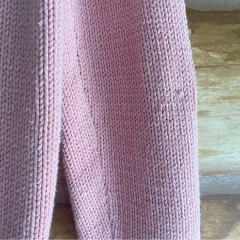 Northern Reflections Vintage  pink chunky knit cardigan sweater size small