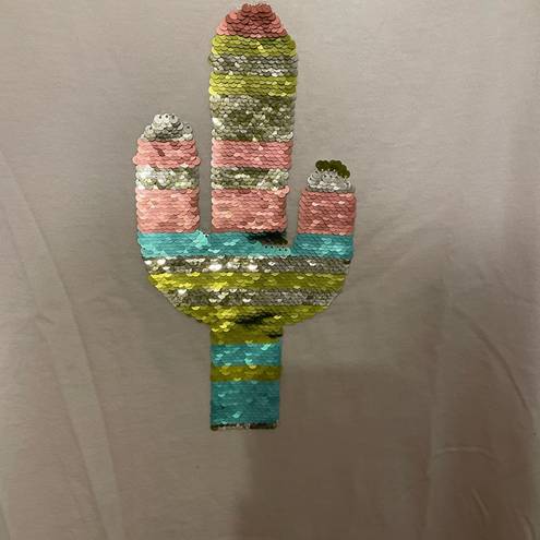 Ariat  Saguaro Raglan Tee Sequins Cactus size medium