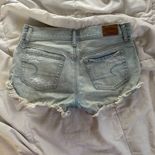 American Eagle  distressed denim shorts. Size 0