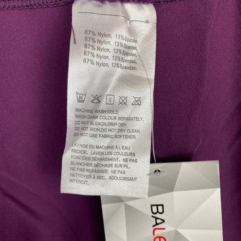 Baleaf Women’s Workout - Yoga - Loungewear Purple Leggings Size M NWT