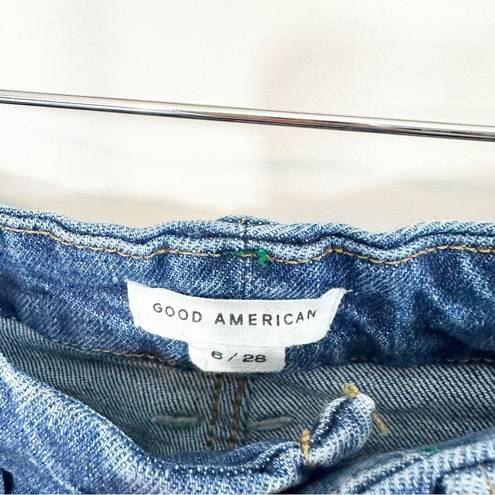 Good American  Good Classic Straight Leg Jeans in Blue280