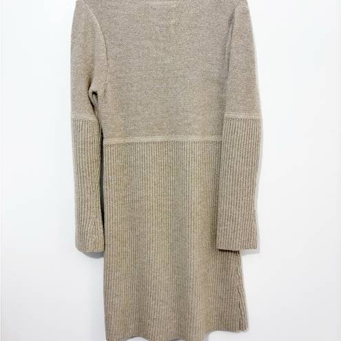 The North Face  Tan Wool Blend Sweater Dress Knit Long Sleeve Womens Size Medium