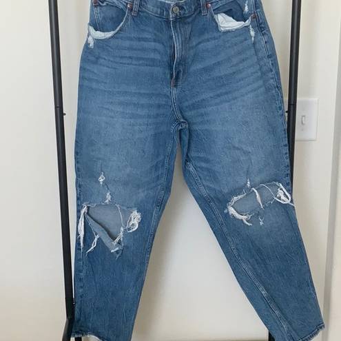 Abercrombie & Fitch Ultra high rise 90 straight jeans