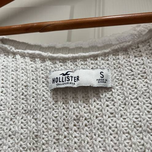 Hollister  white cardigan