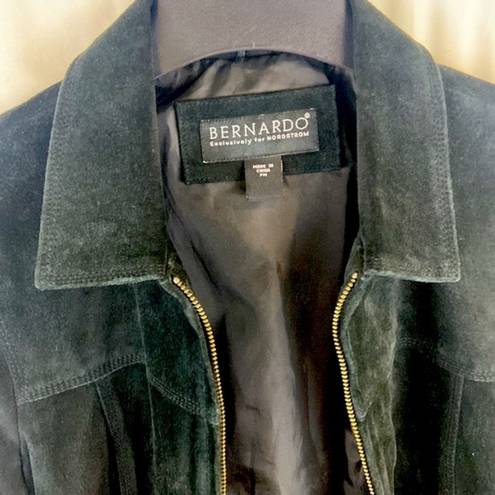 Bernardo  Black Suede Jacket Made Exclusively for Nordstrom Petite Medium