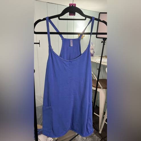 Free People NWOT  Movement Hot Shot Mini Dress - Vibrant Blue - M *IR*