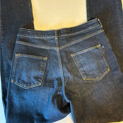 Pilcro  Anthropology split straight jeans size 32 dark wash