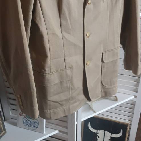 Polo  Ralph Lauren Tan Cotton Blazer