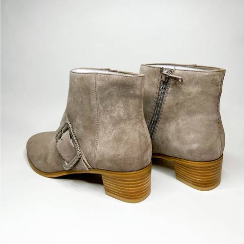 Jack Rogers NEW  Izzy Suede Bootie Gray 7.5