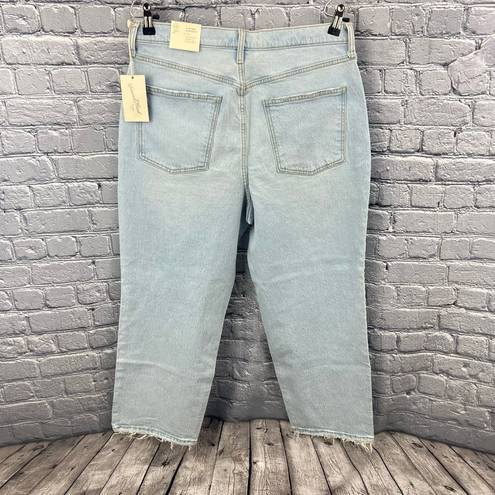 Universal Threads Universal Thread Vintage Straight Stretch Button Fly Jeans Size 14 Ankle Length