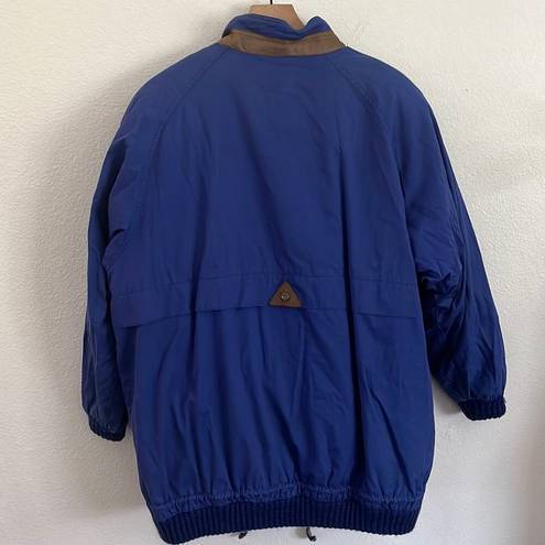 London Fog Vintage Womens Parka Coat XL Blue 90s 80s Funky Puffer Jacket  Winter