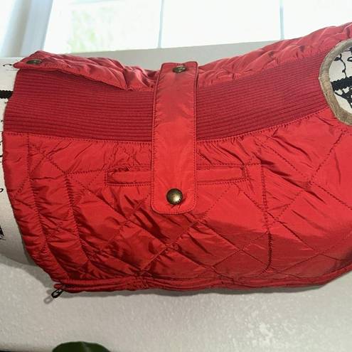 Polo  Ralph Lauren Red Quilted Equestrian Vest