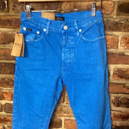 Polo NWT  Ralph Lauren Blue Denim Callen High Rise Slim Jeans Women's Size 25