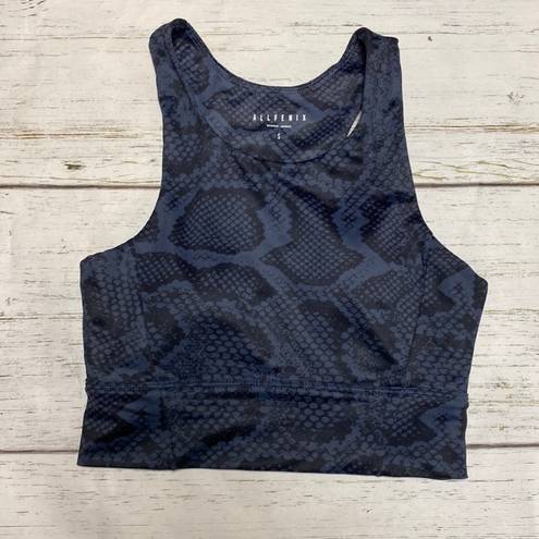 Anthropologie All Fenix Python Snakeskin Yoga Racerback Sports Bra