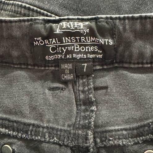 Tripp NYC  Skinny Mortal Instruments City Of Bones Goth Black Jeans Women’s 7
