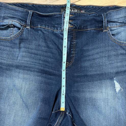 Torrid  Stiletto Jegging Ankle Zip Skinny Jeans Stretch Denim Plus Size 26