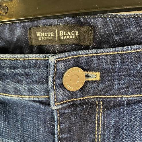 White House | Black Market White House‎ Black Market straight cropped blue jeans size 6