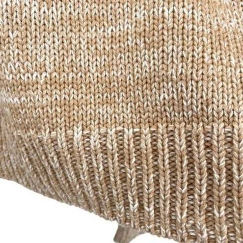 Harper  Puff Sleeve Marled Knit Chunky High Neck Sweater