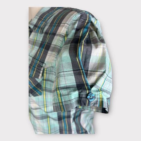 Vans  | Vintage Y2K Button Down Plaid Shirt | Medium