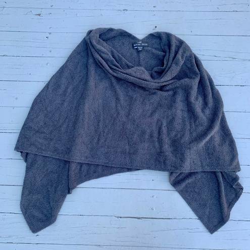 Barefoot Dreams Soft Grey Bamboo  Poncho Cape - One Size Fits All
