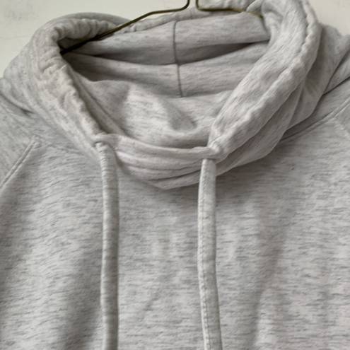 32 Degrees Heat  Funnel Neck Light Gray Hoodie