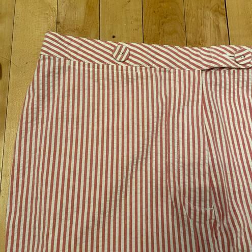 Tommy Hilfiger Striped Pink/White Golf Skirt 