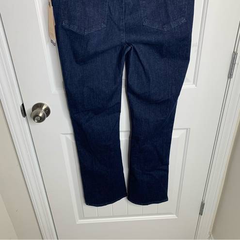 NYDJ  pull on slim high waisted bootcut dark wash langley jeans size 14 16 large
