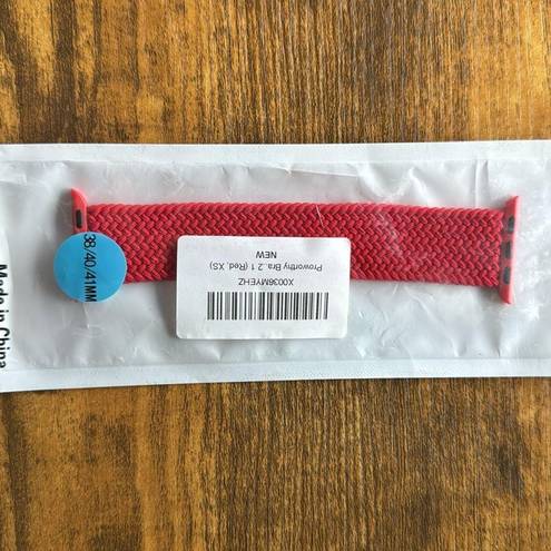 38/40/41mm Apple Watch Red Braided Strap XS