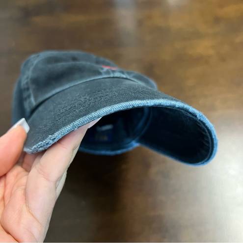 Polo  Ralph Lauren Faded Black Dad Hat Worn In Distressed