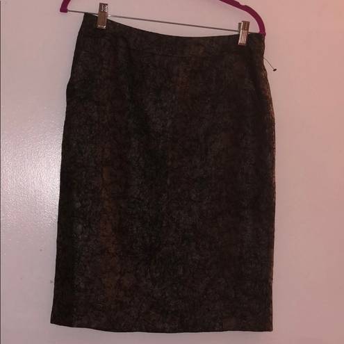 Coldwater Creek  brown skirt size 8