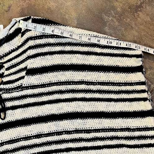 Mango NWT MNG Striped Poncho Cape Isabela Small