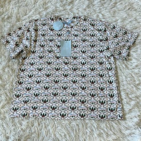 Hill House  Charlotte Sleep Tee in Ski Chalet Size Small