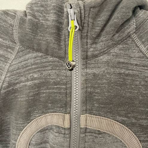 Lululemon  scuba gray zip hoodie zip sweatshirt size 2