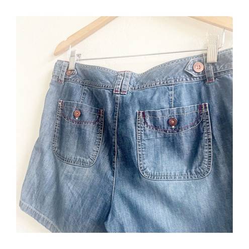 Krass&co G.H. Bass & . Women’s Lightweight Denim Shorts Pockets Size 12