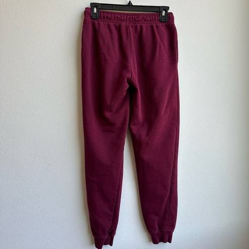 Nike  Sportswear Club Fleece High Waisted Maroon Red Sweatpants Jogger Size XS