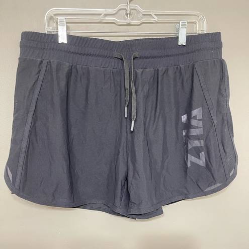 Zyia  Active Black Mesh Speedy Shorts. Size XL