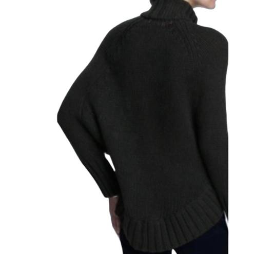 Michael Kors Chunky Knit Dolman Sleeve Toggle Poncho