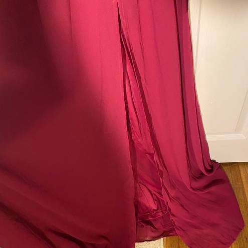 Lulus Sweet Sophistication Maxi Dress in Fuchsia