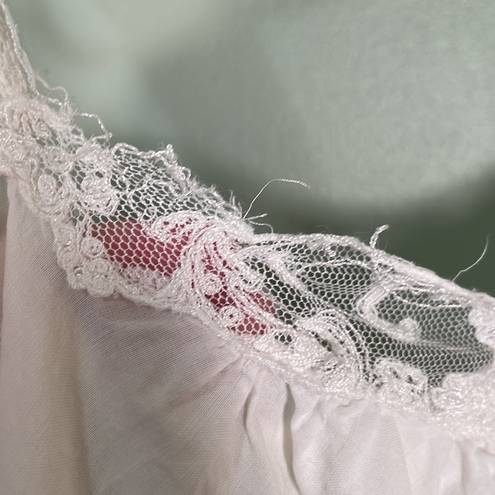 Vintage California Dynasty 100% Cotton Nightgown White Size M