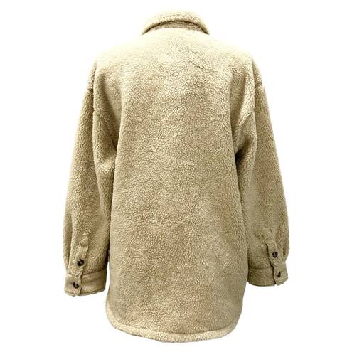 Polo  RALPH LAUREN Teddy Faux Fur Oversize Shearling Shacket size Small NWT