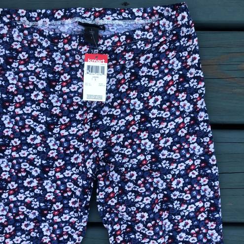 Joe Boxer NWT  Juniors S Floral Patterned Leggings