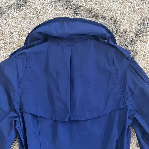 Burberry EUC  BRIT Royal Blue Belted Jacket