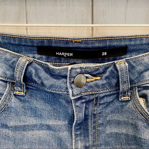 Harper  Denim Cuffed Shorts